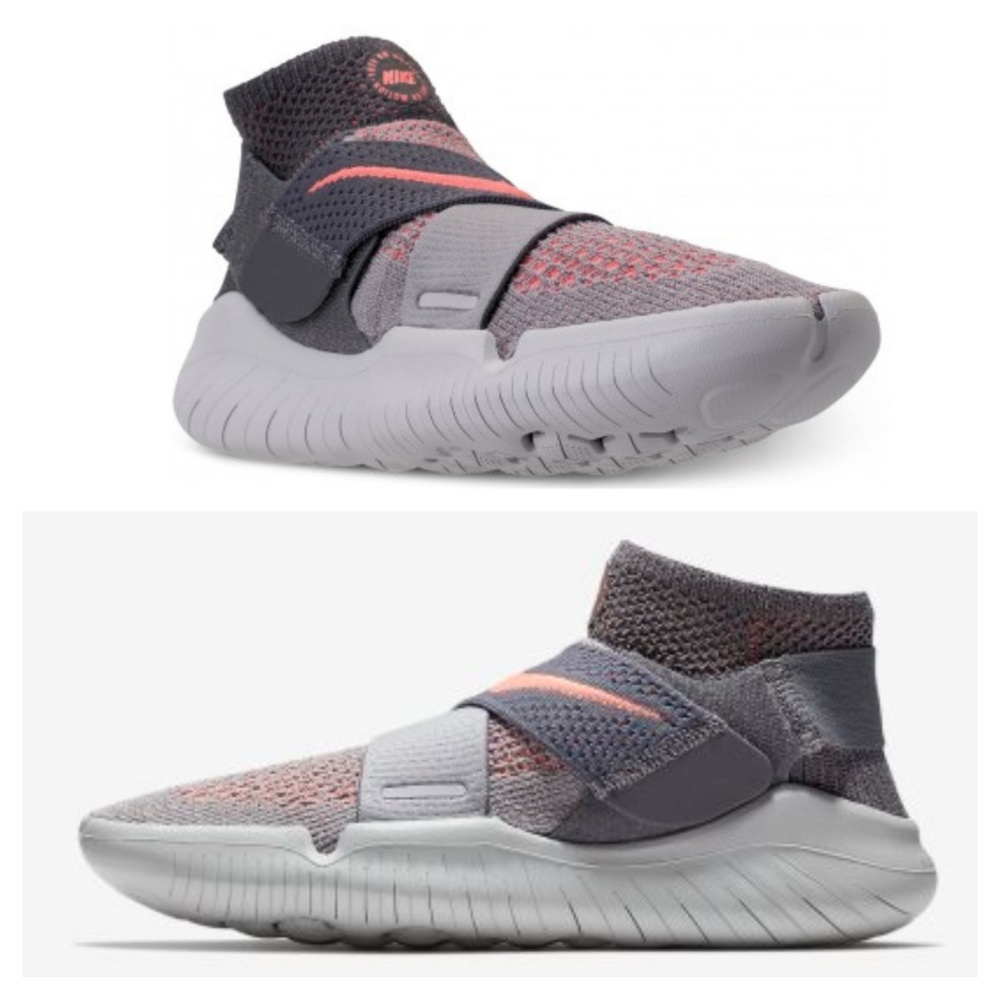 Worn 1X •  Nike • Womens 2018 FK free run motion Velcro knit sneakers shoes 11